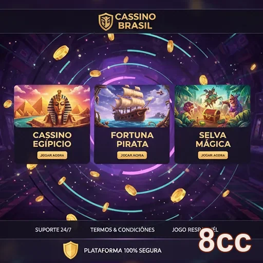 Imagem dos serviços VIP do cassino 8cc no Brasil, destacando experiências exclusivas para jogadores.