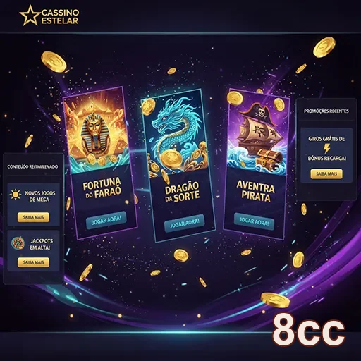 Serviços VIP do cassino estelar 8cc, oferecendo experiências exclusivas para jogadores.